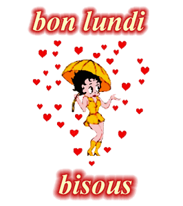 Gif animé Bon lundi Betty Boop